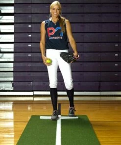 Promounds Jennie Finch Fastpitch Turf Pitching Mat w/ Power Line