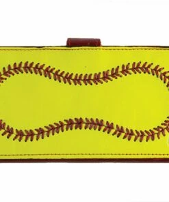 Leather Softball Checkbook Wallet -Cheap Softball Store a01 102ab 16