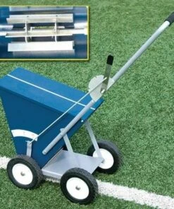 AlumaGoal 65lb Capacity 4-Wheel Dry Line Marker