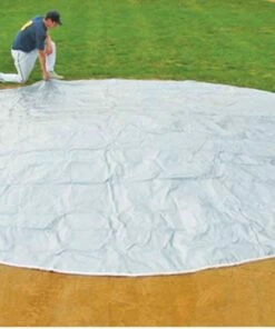 FieldSaver 26' diameter Home Plate Cover, WOVEN POLY
