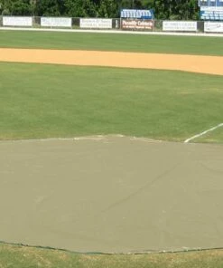 Aer-Flo WWV1812 12' diam. Wind Weighted Mound/Homebase Tarp, 32 lbs -Cheap Softball Store a15 709gry