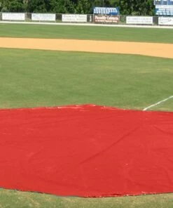 Aer-Flo WWV1818, 18' diam. Wind Weighted Mound/Homebase Tarp, 65 lbs -Cheap Softball Store a15 709red 1