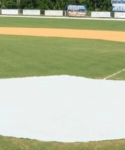 Aer-Flo WWV1818, 18' diam. Wind Weighted Mound/Homebase Tarp, 65 lbs -Cheap Softball Store a15 709wht 1