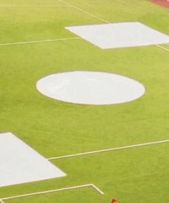 FieldSaver Spot Field Cover, Complete Baseball/Softball Infield Kit, WOVEN POLY