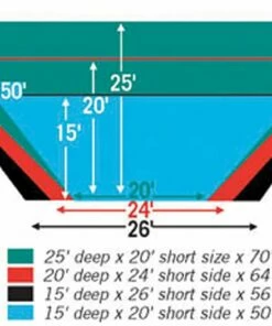 FieldSaver Mesh Infield Protector VCM9x12 Standard Mesh, 20'x24'x64' Royal 6 FieldSaver Mesh Infield Protector VCM9x12 Standard Mesh, 20'x24'x64' Royal -Cheap Softball Store a15 765b 5