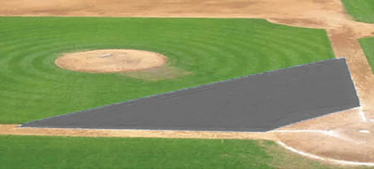 FieldSaver Mesh Infield Protector VCP17x12 Armor Mesh, 25'x20'x70' Carolina Blue 1 FieldSaver Mesh Infield Protector VCP17x12 Armor Mesh, 25'x20'x70' Carolina Blue