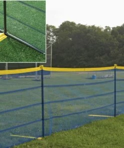 Grand Slam ABOVE GROUND Temporary Fence Package, 314' Forest Green