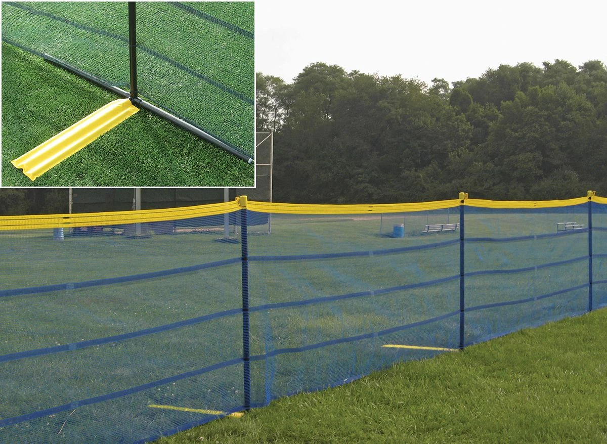 Grand Slam ABOVE GROUND Temporary Fence Package, 150' Red 1 Grand Slam ABOVE GROUND Temporary Fence Package, 150' Red