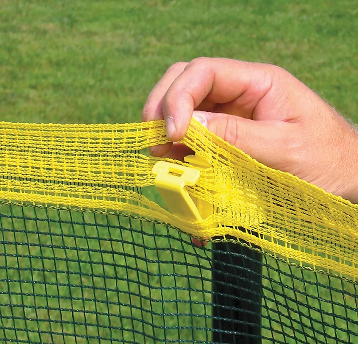 Grand Slam ABOVE GROUND Temporary Fence Package, 150' Red 3 Grand Slam ABOVE GROUND Temporary Fence Package, 150' Red - Image 3