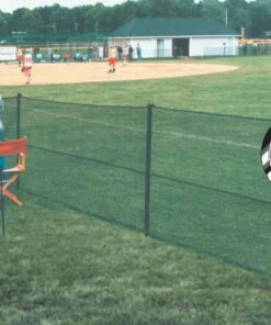 150' Portable Temporary Mesh Outfield Fencing w/ Ground Sockets Blue 11 150' Portable Temporary Mesh Outfield Fencing w/ Ground Sockets Blue -Cheap Softball Store a15 960b