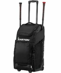 Easton Jen Schro Catcher’s Wheeled Equipment Bag Black -Cheap Softball Store a32 055 blk