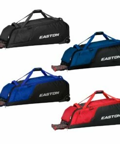 Easton Dugout Wheeled Equipment Bag Red -Cheap Softball Store a32 056 colors