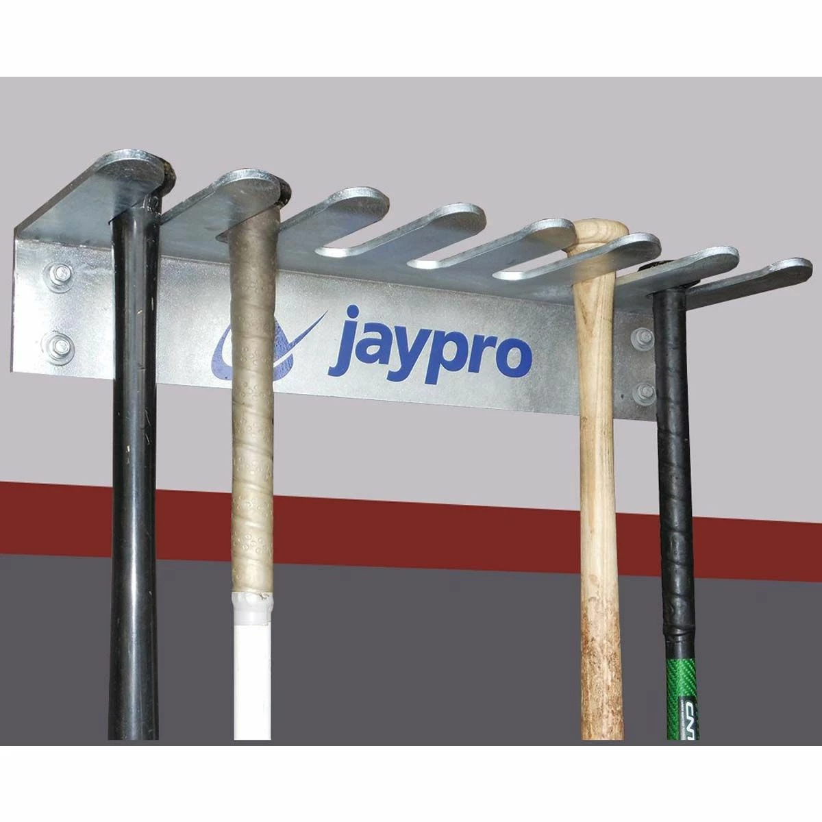 Jaypro Hanging Wall-Mount Bat Rack 1 Jaypro Hanging Wall-Mount Bat Rack