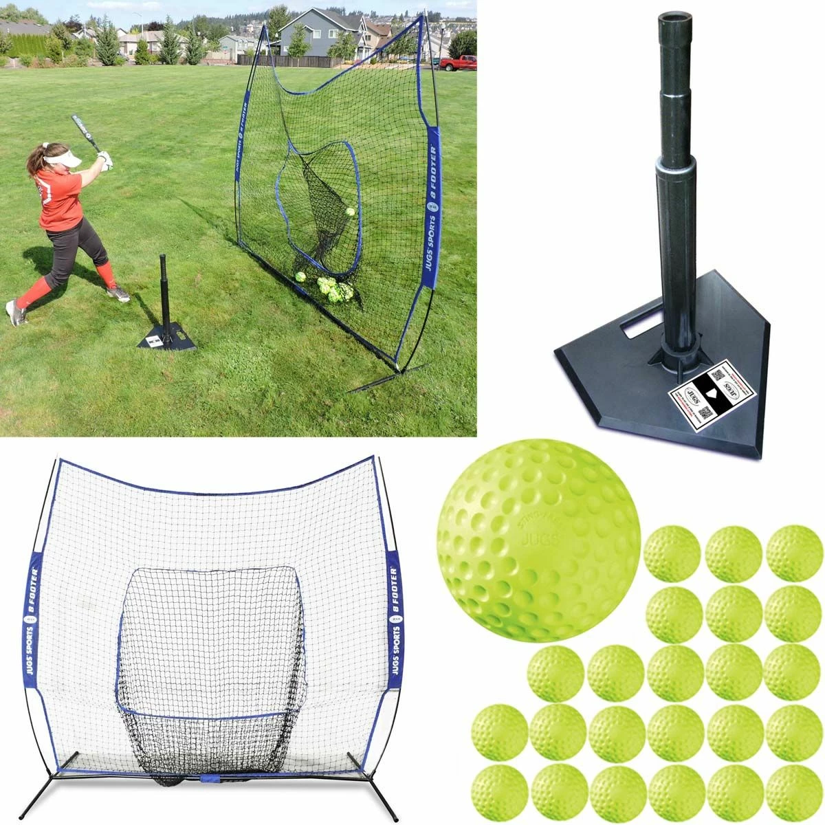 Jugs Softball Batting Practice Package 1 Jugs Softball Batting Practice Package