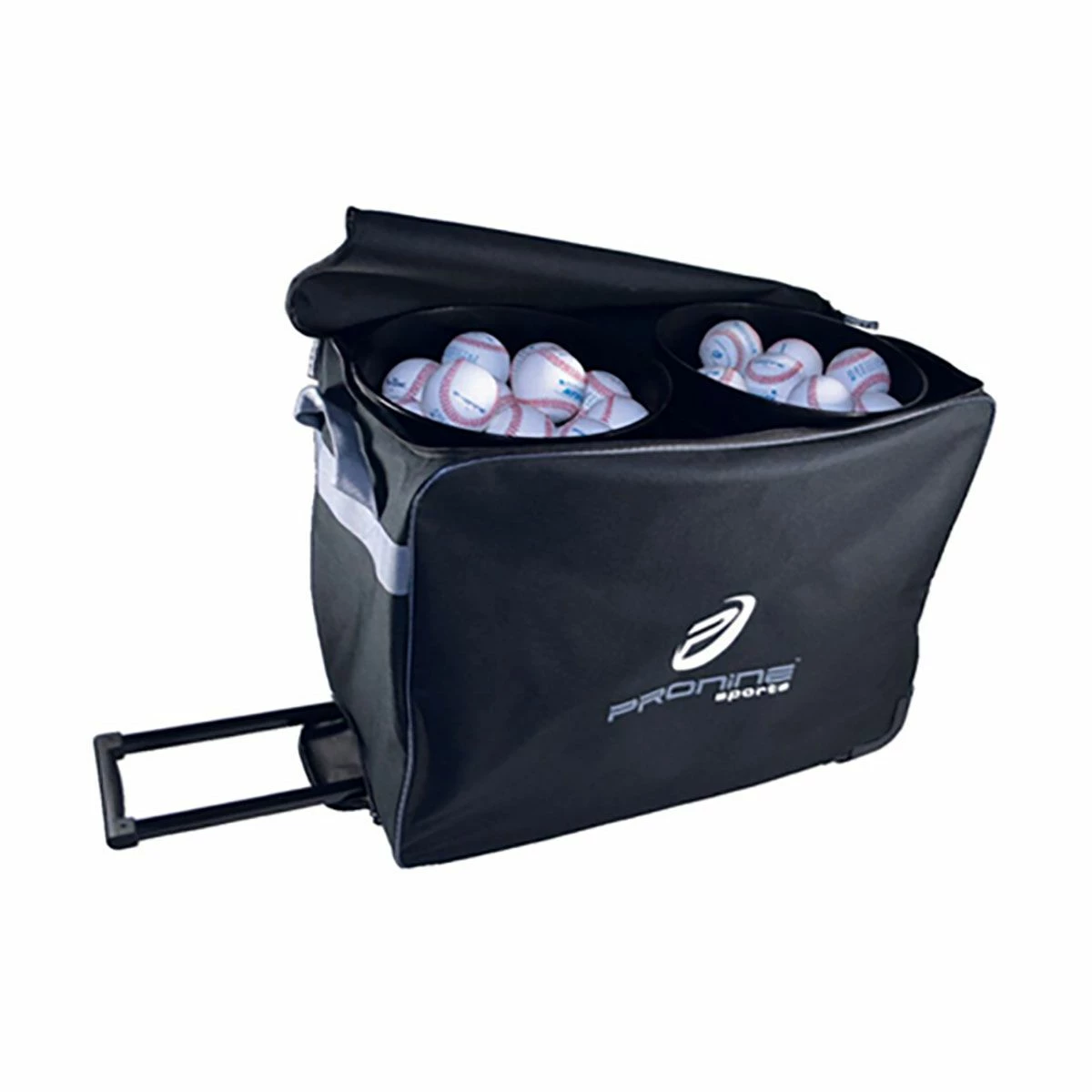 Pro Nine Baseball/Softball Double Bucket Ball Bag 1 Pro Nine Baseball/Softball Double Bucket Ball Bag
