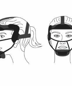 Champro ADULT Grill Softball Fielder's Face Guard, CM01 Silver -Cheap Softball Store a32 118 spec