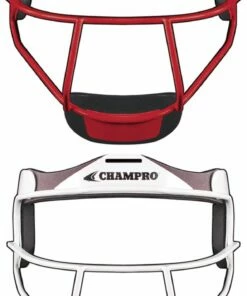 Champro ADULT Grill Softball Fielder's Face Guard, CM01 Silver -Cheap Softball Store a32 118colorsb 2