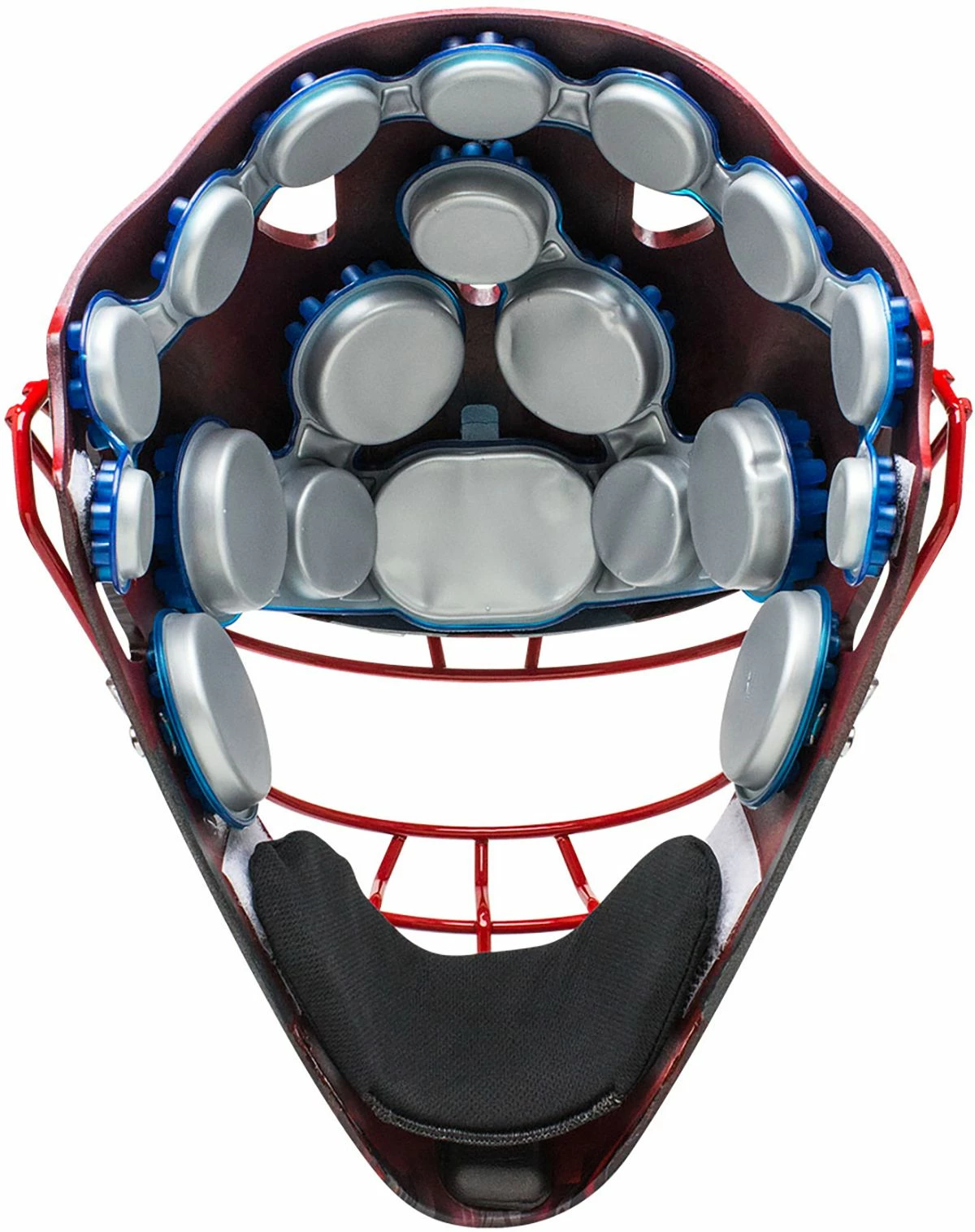 Schutt 2966 Air Maxx Molded Catcher's Helmet White 2 Schutt 2966 Air Maxx Molded Catcher's Helmet White - Image 2