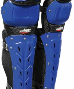 Schutt 17" Air Maxx Scorpion Triple Flex Catcher's Leg Guards Black