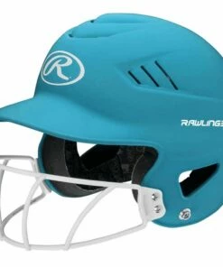 Rawlings Coolflo Fastpitch Highlighter Softball Batting Helmet, RCFHLFG Navy
