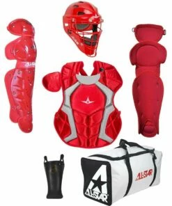All Star CKCC1216PS Age 12-16 Youth Player's Series NOCSAE Catcher's Kit Royal