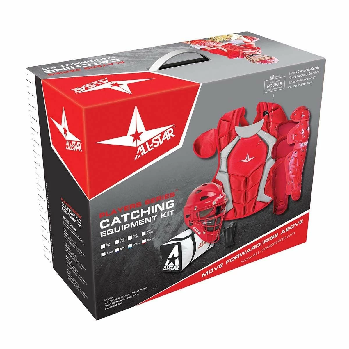 All Star CKCC912PS Age 9-12 Youth Player's Series NOCSAE Catcher's Kit Navy 2 All Star CKCC912PS Age 9-12 Youth Player's Series NOCSAE Catcher's Kit Navy - Image 2