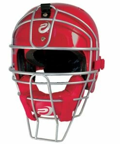 Pro Nine Age 5-7 3-Piece Youth Catcher's Gear Set w/ Scarlet Helmet -Cheap Softball Store a32 363 sca