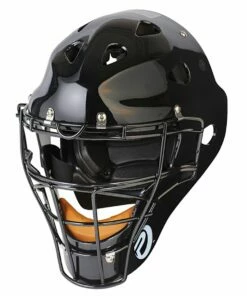 Pro Nine Adult Hockey Style Umpire Helmet Black