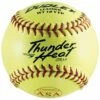 Dudley 12", 4A-147Y 47/375, ASA Thunder Heat Leather Fastpitch Softballs, dz