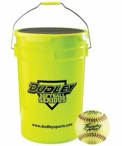 Dudley Bucket with 1dz 11", 4A531 ASA Fastpitch Softballs