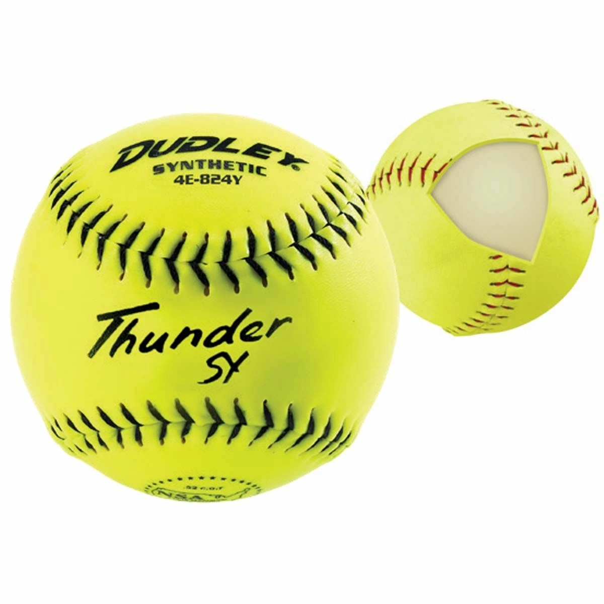 Dudley 12", 4E824Y Thunder SY NSA ICON Synthetic Slowpitch Softballs, dz 2 Dudley 12", 4E824Y Thunder SY NSA ICON Synthetic Slowpitch Softballs, dz - Image 2