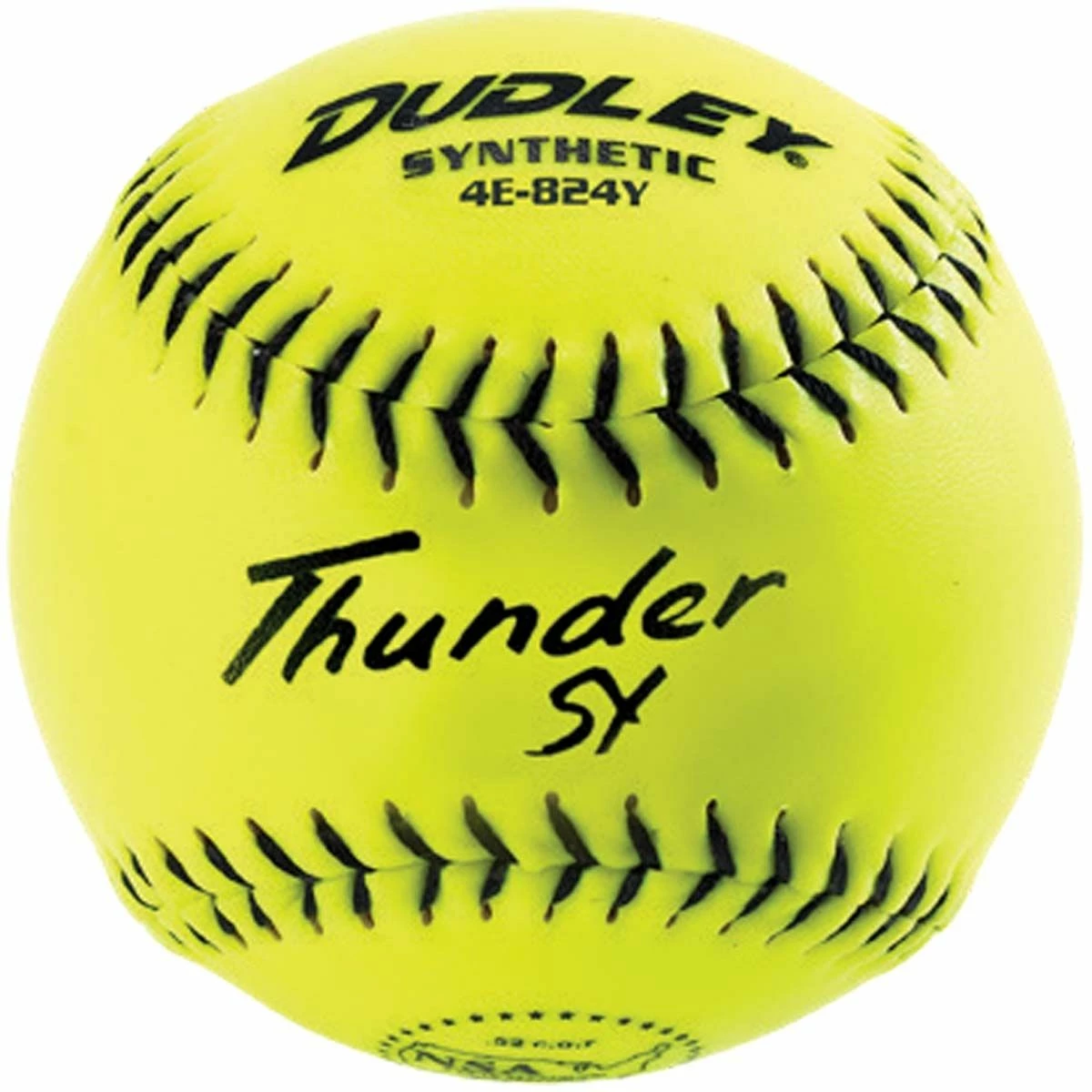 Dudley 12", 4E824Y Thunder SY NSA ICON Synthetic Slowpitch Softballs, dz 1 Dudley 12", 4E824Y Thunder SY NSA ICON Synthetic Slowpitch Softballs, dz