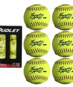 Dudley 12", 6/pk 4D147YR6 USA/NFHS Poly Fastpitch Softballs