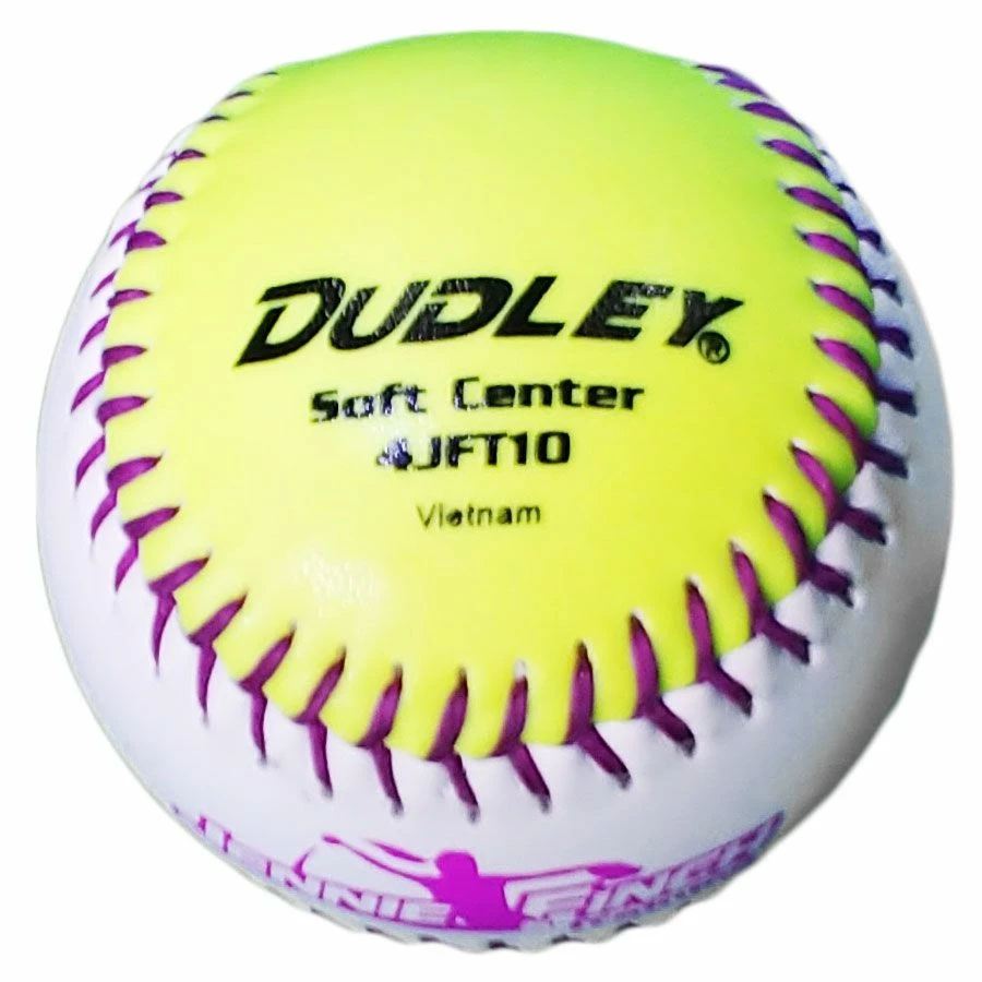 Dudley 10" Jennie Finch Soft Core Training Fastpitch Softballs, dz 2 Dudley 10" Jennie Finch Soft Core Training Fastpitch Softballs, dz - Image 2
