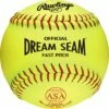 Rawlings C12RYSA 12" ASA Dream Seam .47/375 Synthetic Softballs