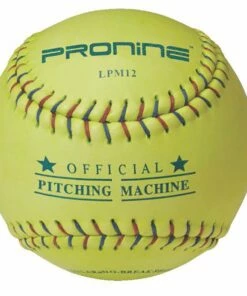 Pro Nine 12" LPM12 Leather Pitching Machine Softballs