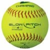 Champro 11&rdquo; CSB21Y 52/300 ASA/USA Leather Slowpitch Softballs