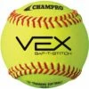 Champro 12" (dz) VEX SAF-T-STICH Soft Core Practice Softballs, CSB-XB12
