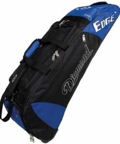 Diamond Edge Wheeled Baseball/Softball Equipment Bag, 36''Lx10''Wx12''H Black