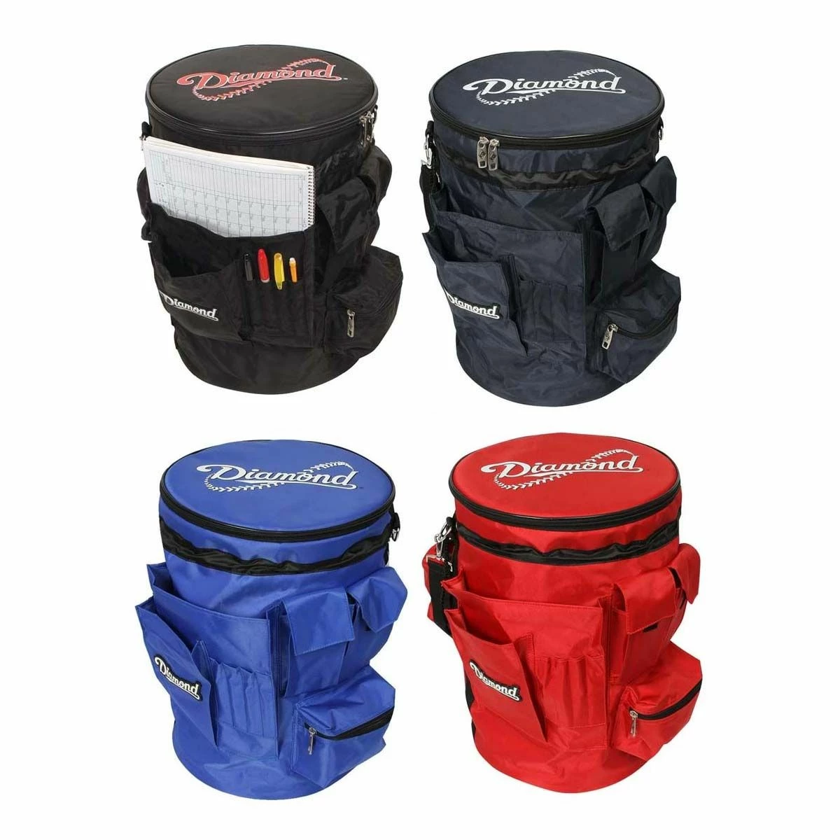 Diamond BKT SLEEVE Coaches Ball Bucket Organizer Scarlet 2 Diamond BKT SLEEVE Coaches Ball Bucket Organizer Scarlet - Image 2