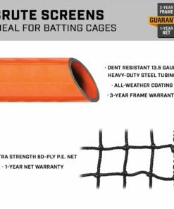 Champro Brute 7'x5' Baseball/Softball "Z" Safety Screen -Cheap Softball Store a32 850 1