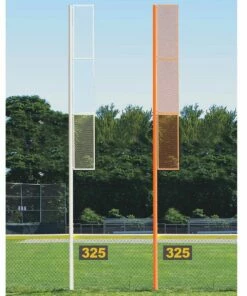 Jaypro 20' Collegiate Softball Foul Poles, SBCFP-200 Orange