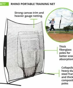 Champion Rhino Flex 7'x7' Portable Pitching & Batting Catch Net -Cheap Softball Store a32 864 2