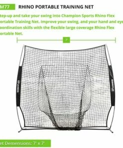 Champion Rhino Flex 7'x7' Portable Pitching & Batting Catch Net -Cheap Softball Store a32 864 3