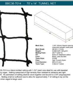 55' & 70' Jaypro All Star Batting Tunnel Nets, #36 Thread Count -Cheap Softball Store a32 866 7014