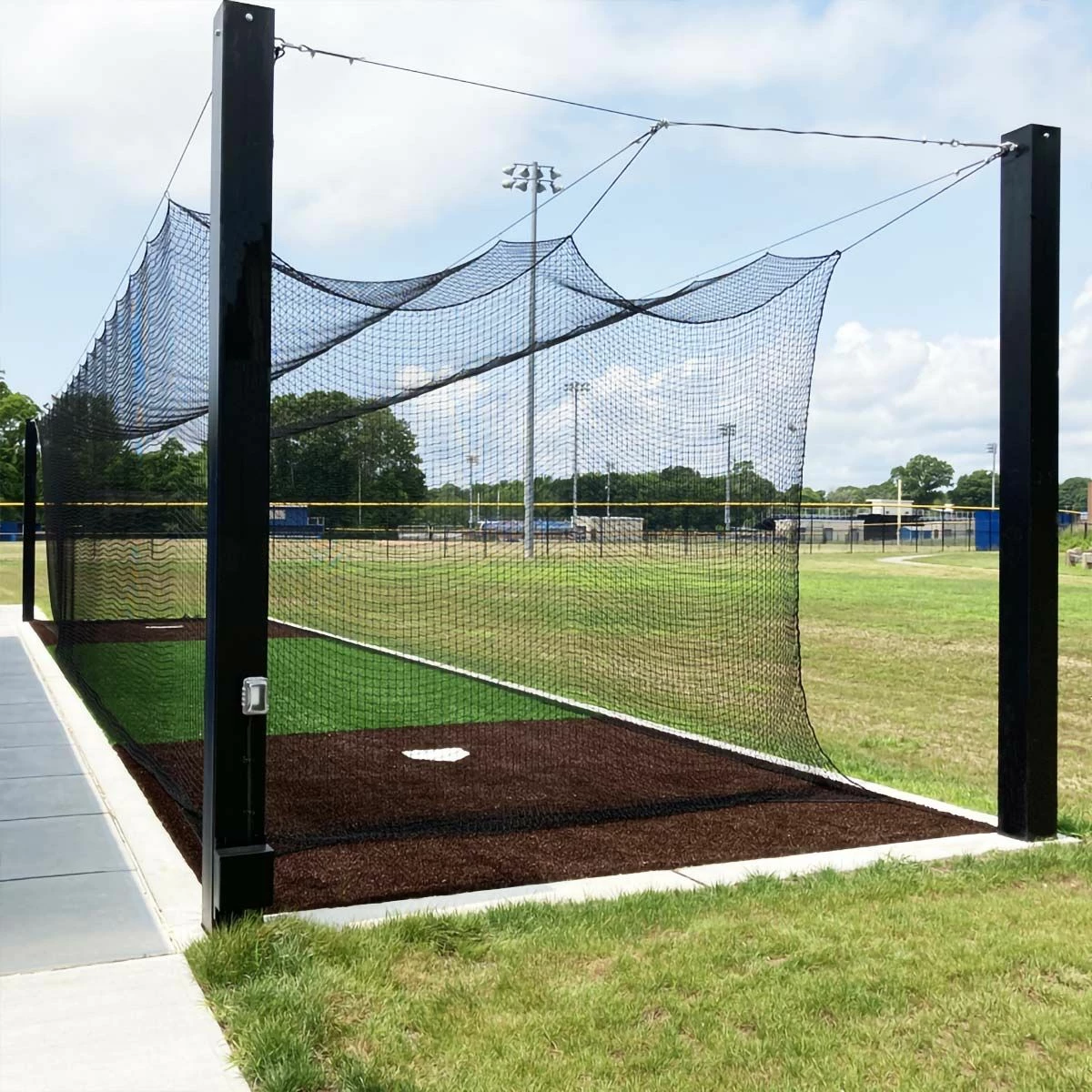 55' & 70' Jaypro Pro Climatized Batting Tunnel Nets, #42 Thread Count 3 55' & 70' Jaypro Pro Climatized Batting Tunnel Nets, #42 Thread Count - Image 3