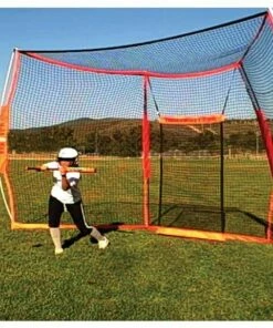 BOWNET Portable Baseball/Softball Backstop -Cheap Softball Store a32 917girlhitting7 16