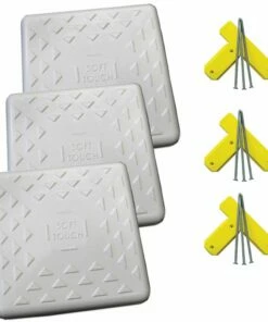 Soft Touch 15" Spike-Down Base w/ Tees & Spikes, S1500, set/3