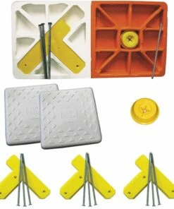 Soft Touch 15" Spike-Down Base Set w/ Double First Base, S15DBL-SET