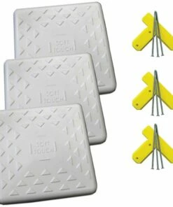 Soft Touch 14" Spike-Down Base w/ Tees & Spikes, S1400, set/3